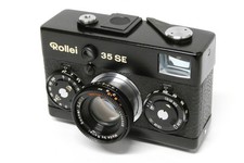 Rollei 35SE analoge Kompaktkamera mit Sonnar 2,8 / 40 mm Objektiv 35 SE schwarz
