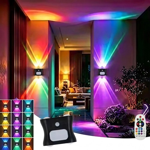 8er rgb led nachtlicht mit - 1-8er,