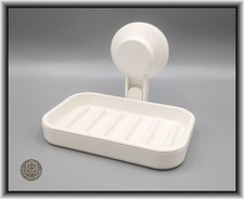 TISKEN IKEA - DUSCHABLAGE  SEIFENABLAGE - Weißer Kunststoff - Sehr guter Zustand