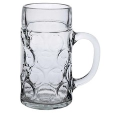 Van Well Maßkrug 1 L geeicht Glas Bierkrug Oktoberfest Feier Party robust 