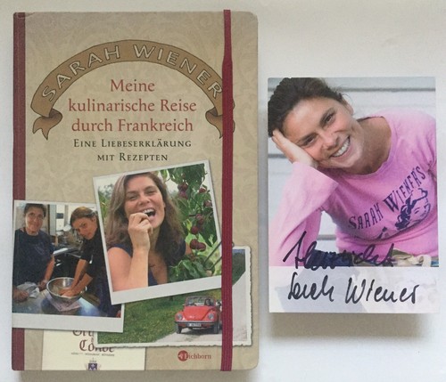 Sarah wiener signiert kochbuch - sarah,