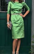 Seidenkleid Strenesse grün Gr. 36