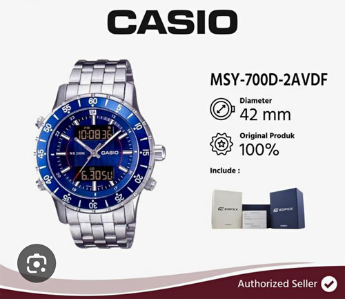Casio msy 700d - msy-700d-2avdf, herrenuhr