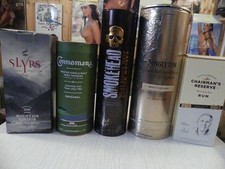 5 Whisky Leerkartons, versch. Sorten, Deko, Bar, Keller, Party, (002)