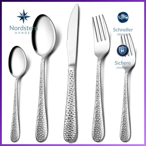 Besteckset teilig edelstahl - besteckset,