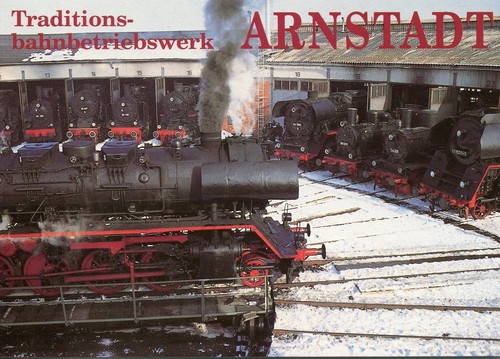 Arnstadt am lokschuppen - ak,