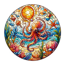 Wandtattoo aufkleber octopus - aufkleber,