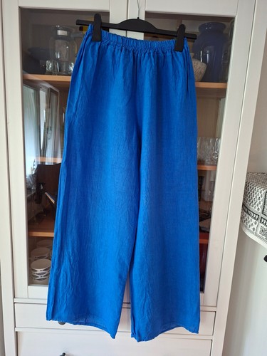Leinenhose mit gummibund - mit, gummibund,