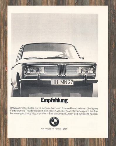 Bmw 2000 reklame - 2000,