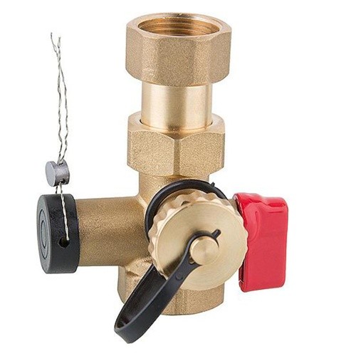 Kappenventil mit kfe hahn - 3/4",