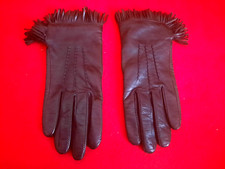 Dents - super  Damen Leder-Handschuhe  Gefüttert  Schwarz Gr, 7,5  - Neu -