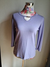 Art & Colour Shirt 3/4 Arm flieder Gr. M / 40/42 Neu