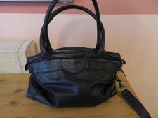 Schicke Damen Handtasche LIEBESKIND schwarz Leder gebraucht 