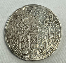Sachsen - 1 Taler 1595 - Christian II Johann Georg August - Silber Münze