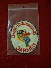 Aufnäher Ernst-Thählmann-OS Jarmen (FDJ & TP, DDR)