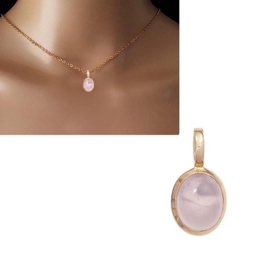 Neu anhänger edelstein rose - neu,