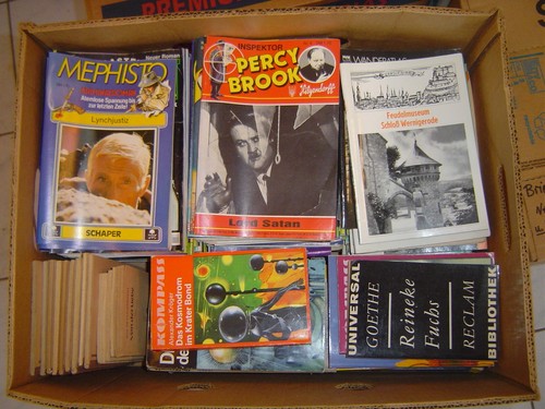 Große kiste bücher - kiste,