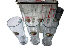 6 Stück Alpirsbacher Klosterbräu - Henkel Glas 0,3l - Bier -Brauerei -  Krug