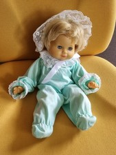 Schildkröt Puppe Schlummerle Gr. 35cm (Mal Haar , blaue Schlafaugen, + Kleidung)