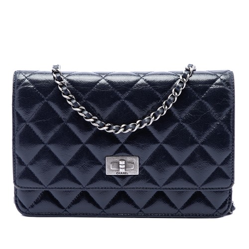 Chanel quilted shiny aged - chanel,