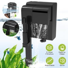 Aquarium Außenfilter Hang on Anhängefilter Aquarienfilter Filter 450L/H 5W