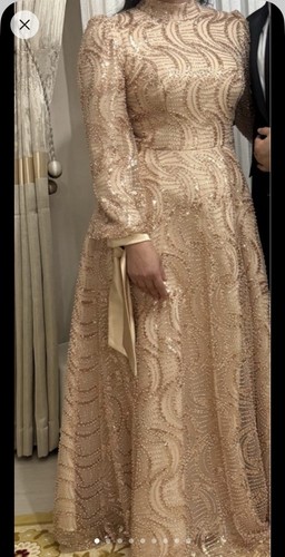 Verlobungskleid abaya gold - verlobungskleid,