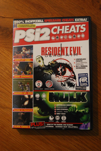 Psi2 cheats resident evil - psi2,