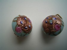 Alte bunte Murano Glas Rosen