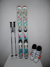 TECNO " SWEETY " SKI JUNIORINNEN ALLROUND CARVER 110 CM + SKISCHUHE GR: 35 SET