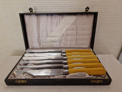 Bakelit 6er set - bakelit, obstmesser