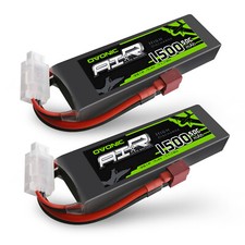 2X OVONIC 7.4V 50C 2S 1500mAh