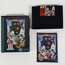 Neo Geo Dog-Tag AES Kaiju Beat'em Up KING OF MONSTERS us/eu CIB NM Wrestling