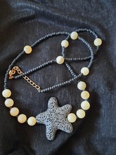 Halskette, Damen, Lavastein