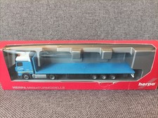 Herpa H0 1:87 OVP - 303262 MB Actros Flachbett-Sattelzug "Bautrans/Felbermayr"