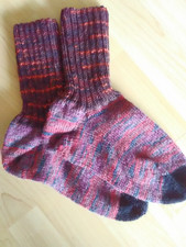 Handgestricke Wollsocken Gr.41