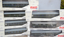 PIKO H0 Eil-Schnellzug-Set 7 Wagen u.a. mit Schürzen-Modernisierungswagen DR Ep3