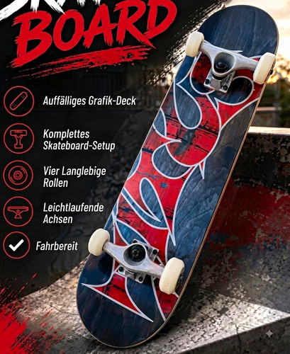 Titus skateboard komplettboard - titus,