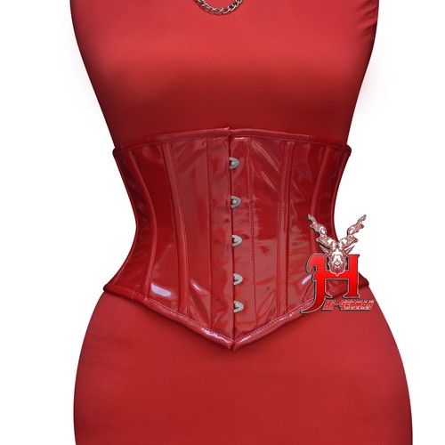 Unterbrustkorsett rot lack - unterbrustkorsett,