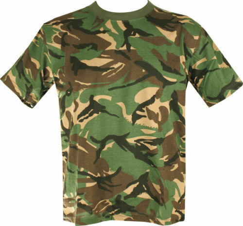 Camouflage militär shirt - militär, t-shirt