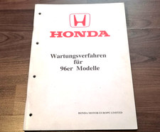 Honda alle Modelle 1996 Wartung Kundendienstschule WERKSTATT HANDBUCH