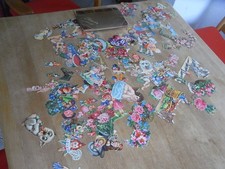 Poesie Album von 1898  mit ca 100 Glanzbilder