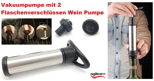 Weinvakuumpumpe mit2 stopfen - weinvakuumpumpe,