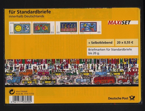 Bund markenheftchen 73 a - markenheftchen, mh