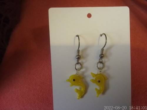 Ohrring modeschmuck fisch aus - ohrring,