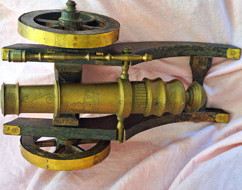 Messing deko kanonenmodell mit - messing,