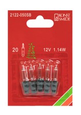 Konstsmide 2122-050SB Lämpchen Ersatz Birne grün 5er Pack 12V 1,14W Lichterkette