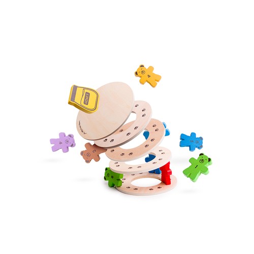 Bigjigs toys teddy tumbling - teddy,