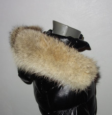 Kojote Pelz Kapuze Kragen