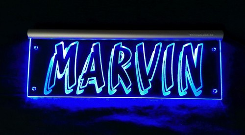 Marvin led namensschild - led,