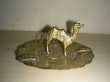 Kamel Aschenbecher verziert Camel Messing Kupfer Figur Orient